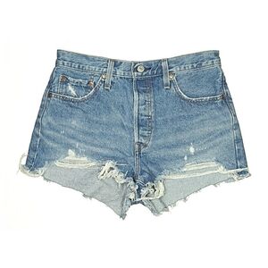 💕 Levi's 501 💕 Distressed Denim Jean Shorts Size 29
